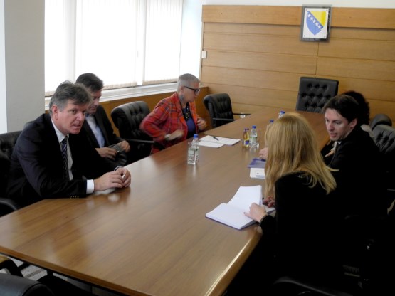 Sastanak članova Parlamentarne skupštine BiH sa šefom Sekcije za politička i ekonomska pitanja Delegacije EU u BiH